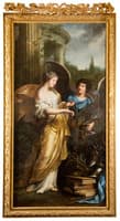 King Karl XI's Upbringing. Allegory