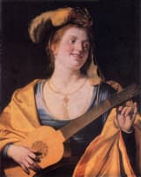 Woman with a Guitar