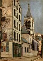 The Church of Saint Severin in Paris