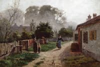 Munich Village Scene
