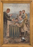 Soldiers Taking Communion