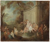 A Company Bather in a Park