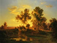 A Landscape at Dusk