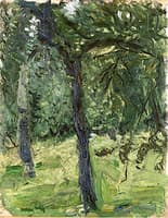 Sunny Meadow with Fruit Trees