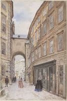 Die alte Schauflergasse in Wien