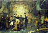 Alexander I Visits a Urals Factory in 1824