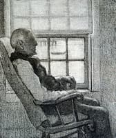 Old Man in Rocker