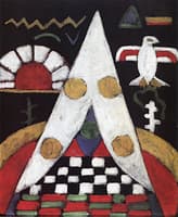 Am Abstract Arrangement of Indian Symbols
