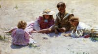 Children by the Seashore