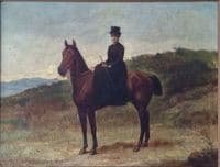 Woman on Horseback