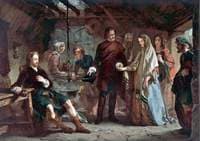 The Introduction of Flora Macdonald to Prince Charles Edward Stuart after the Battle of Culloden