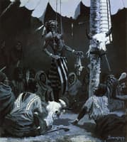 Mandan Initiation Ceremony (the Sundance)