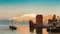 Evening light in a harbour, presumably from Northern Africa