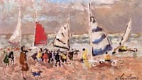 Preparations for Racing Sailboats