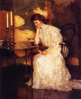 Girl Playing Solitaire