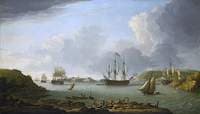 Return of a Fleet into Plymouth Harbour