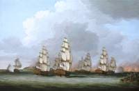 Destruction of the American Fleet at Penobscot Bay, 14 August 1779