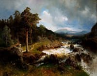 Landscape with a Waterfall