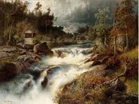 Landscape with Waterfall