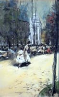 Madison Square and the Dewey Arch: Cross Streets of New York