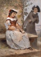 Italian Girl and a Priest
