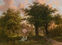 Romantic Woodland Landscape