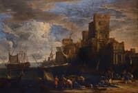A Caprice View of a Seaport