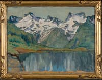 A Mountain Lake. Study from North Norway