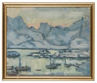 Boat with Net. Study from Lofoten