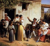 Allegrezza popolare all'osteria
