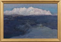 Night over Store Molla. Study from Lofoten
