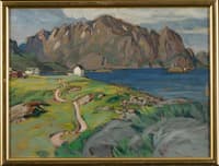 Summer, Store Molla. Study from Lofoten
