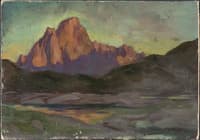 Vaagakallen. Study from Lofoten