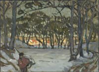 Winter Study from Djurgården, Stockholm