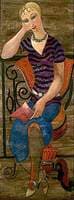 Girl on a Chair (Figure for a Screen)