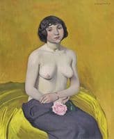Woman with a Rose