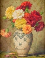 Vase of Carnations