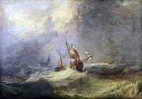 Fishing Boat in a Heavy Sea