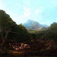 Italian Mountain Landscape