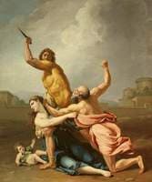 A Group from the Rape of the Sabines (after Nicolas Poussin)