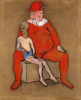 Clown and Young Acrobat