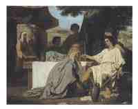 Abraham Washing the Feet of his Three Visitors
