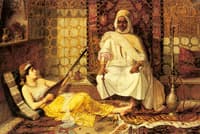 Odalisque playing music