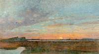Coastal Scene at Sunset
