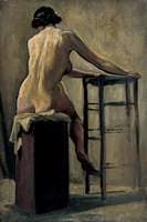 Female Figure Seated on a Stool
