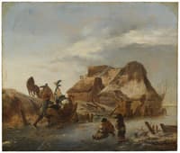 A Nobleman's Sleigh on the Ice