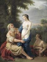 Lot and His daughters (after Louis Jean François Lagrenée)