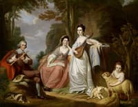 Portrait of the Burdett family