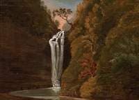 Eionon Garn on the Perddyn or Ysgwd or Scwd Fall, Neath Valley