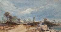 Rural Landscape with Figures and a Church
